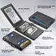 thumbnail image 2 of Billetera Umoven de piel delgada con bloqueo RFID para hombre, 2 of 6