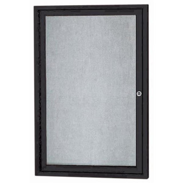 Aarco Products ODCC3624RIBK Tableau d'Affichage Extérieur Fermé Éclairé 1 Porte - Noir
