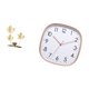 thumbnail image 5 of Figura decorativa de metal con flores y hojas. Decoración para el hogar. Figuras para estante, mesa o armario. Reloj de pared con forma de figura para, 5 of 8