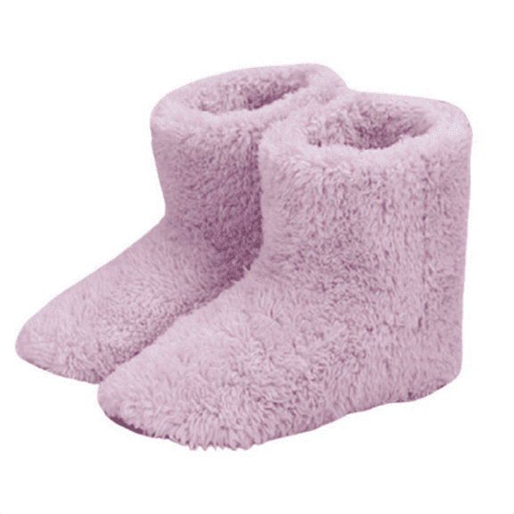 USB Charging Warmer Foot Shoe Plush Warm Electric Slipper Feet Heated Washable Hearting Shoes Fits Sizes 35-39