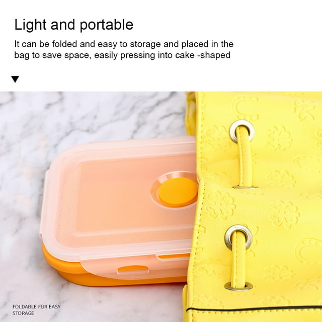 Baohd Silica Gel Convenient And Stylish Solution For Quick Lunch Break With Multiple Colors And Specifications To Choose deep blue 1200ml 1Set