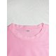 thumbnail image 3 of Camiseta informal de manga corta con cuello redondo para niña con estampado de lazo, tejido de punto de algodón ligeramente elástico, corte regular para niñas de 12 años o menos., 3 of 6