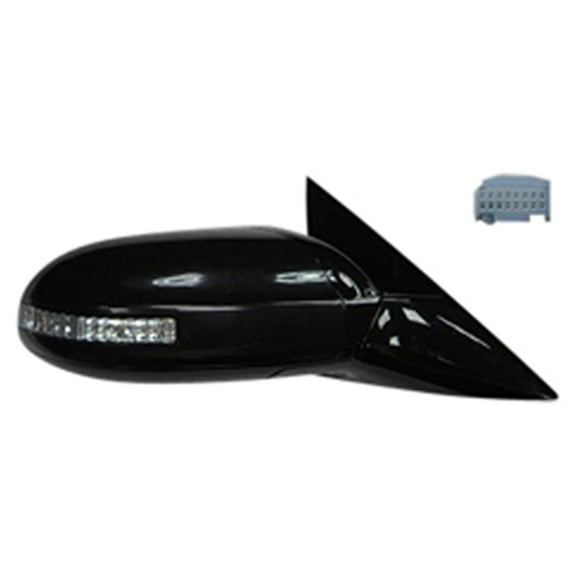 New Aftermarket Passenger Side Right Signal Power Door Mirror Assembly 963019B84A fits 2009-2014 Nissan Maxima S Sedan 4-Door
