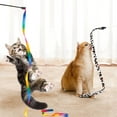 thumbnail image 5 of TAIMASI 34Pcs Cat Toys Kitten Toys, Interactive Kitty Toys with Collapsible Cat Tunnels Tent, Cat Wand Catnip Feather Teaser, 5 of 7