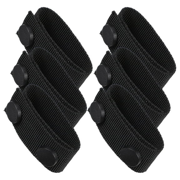 6Pcs Duty Belt Keepers Belt Nylon Belt Travel Security Belt Keepers