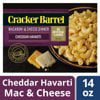 (3 Pack) Cracker Barrel Cheddar Havarti Macaroni & Cheese, 14 oz (Best Way To Store Cheddar Cheese)