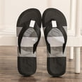 thumbnail image 5 of longantii Men's Lightweight Slippers, Summer Anti-slip Wear Flip Flops with Arch Support, Surf Slippers, Beach Slippers, Bathing, Sandals Black, 5 of 8