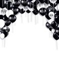thumbnail image 2 of Chengu 50 Pcs Ballons de Voiture de Course Drapeau à Damier Ballons en Latex avec 8 Rouleaux Rubans en Plastique pour Thème de Course, 2 of 5