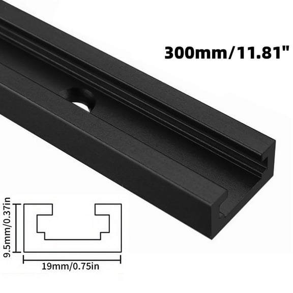 yaaqii 19 Type Aluminium Alloy T-Track T-Slot Miter Jig Tools For Woodworking Router