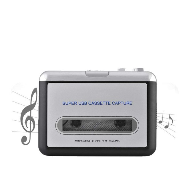 Convertidor portátil de casete a MP3 Zopsc con auriculares USB