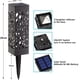 thumbnail image 4 of Ilumine sus espacios al aire libre con elegantes luces solares para patio, terraza, césped y caminos Luces solares para jardín impermeables de color blanco cálido, paquete de 8, 4 of 8