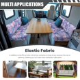 thumbnail image 3 of Aplkyhs Pink Blue Butterfly RV Dinette Cushion Covers Fall Camper Decor Universal Bench Cushion Comfortable Slip Covers for Sofa and Loveseat Stretchable Sofa Covers, 3 of 7