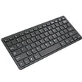 thumbnail image 3 of Teclado USB de escritorio para computadora portátil con cable, mini teclado silencioso de chocolate, 3 of 6
