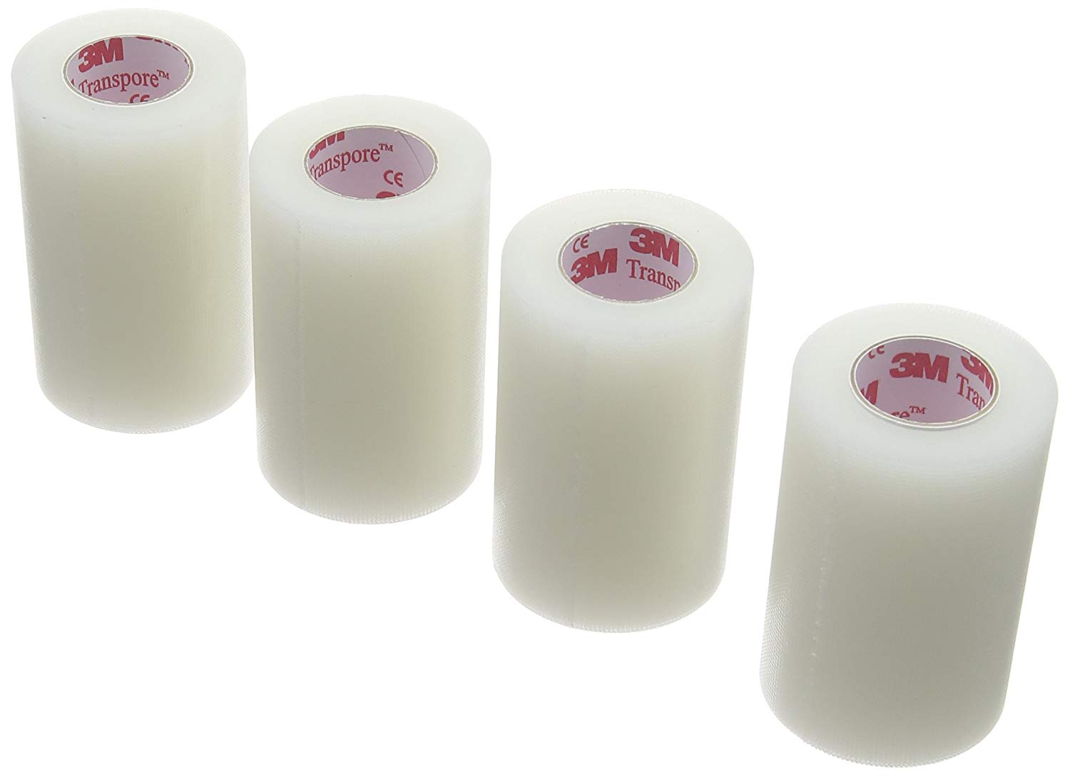 3M Transpore Water Resistant Plastic Medical Tape  3 Inch X 10 Yard Transparent NonSterile, Box of 4
