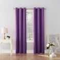 thumbnail image 5 of Sun Zero Riley Kids Bedroom Blackout Grommet Curtain Panel, 40"X63", Purple, 5 of 8