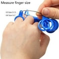 thumbnail image 2 of NIUPIKA Ring Sizer Measuring Set Finger Size Gauge Measure Tool Ring Sizing Tools Rings Size 1-13 with Half Size, 2 of 5