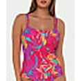 thumbnail image 4 of Sunsets Swimwear Oasis Sandbar Rib Taylor Tankini Top, 4 of 6