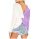 thumbnail image 5 of Puntoco suéter moda mujer Casual manga larga Casual Color contraste Patchwork suéter blusa liquidación de Navidad Puntoco Puntoco-5301, 5 of 7
