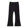 thumbnail image 5 of Gubotare Girls Leggings Athletic Girls Flare Leggings High Waisted Bootcut Yoga Pants Kids Teens Dance Bell Bottoms Stretch Tights (Black,Size 7-8 Years), 5 of 5