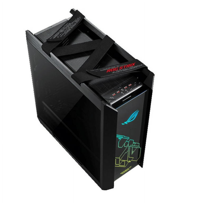 ASUS ROG Strix Helios GX601 RGB Mid-Tower Computer Case for up to EATX  Motherboards with USB 3.1 Front Panel, Smoked Tempered Glass, Brushed  Aluminum and Steel Construction, and Four Case Fans 