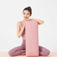 thumbnail image 2 of Contoured Pilates Bolsters Cushion With Oxford Cover Ideal For Deeply Stretching And Stress Relief Lumbar Pillow, 2 of 8