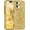Golden, variant on REQO Case for iPhone 16e/17e,Glitter Crystal Diamond Rhinestones Sequin Shiny Bling Sparkly Glossy Luxury Electroplated Case,Aesthetic Cute Full Protection for iPhone 17e/16e