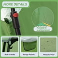 thumbnail image 4 of HOTEEL 6-8 Person Camping Tent, Easy Setup Waterproof Windproof Backpacking Tent with Removable Rainfly, Lightweight Portable Outdoor Family Tents for Camping, Travel, Fishing, Hiking, Green, 4 of 10