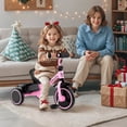 thumbnail image 4 of Tricycle pour Tout-Petits Babyjoy avec Siège Ajustable et Panier de Rangement Vélo à 3 Roues, 4 of 10