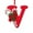V, variant on Ozmmyan 26 Letters Christmas Tree Decoration PendantChristmas Tree Ornaments Personalized DIY Christmas Ornaments Christmas Decoration Xmas Tree Hanging Decor Small Gift under $10