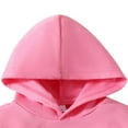thumbnail image 5 of Elainilye Fashion Infant Baby Girl Long Sleeve Hooded Top with Solid Color Camisole Top with Long Pants Three Piece Set Sizes 0-3Y,Pink, 5 of 9