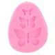 thumbnail image 1 of Mini molde de fondant de mariposa, molde de fondant para hornear pasteles de caramelo gomoso, moldes de chocolate, molde de chocolate, molde para hornear de arcilla polimérica rosa, 1 of 5