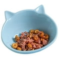 thumbnail image 1 of Ceramic Cat Bowl Creative Solid Color Cute Cat Snack Bowl Kitten Food Bowl, 1 of 10