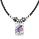 thumbnail image 1 of deporte skate boarding acuarela ilustración collar a mano colgante de cuerda de cuero Unbranded M, 1 of 3