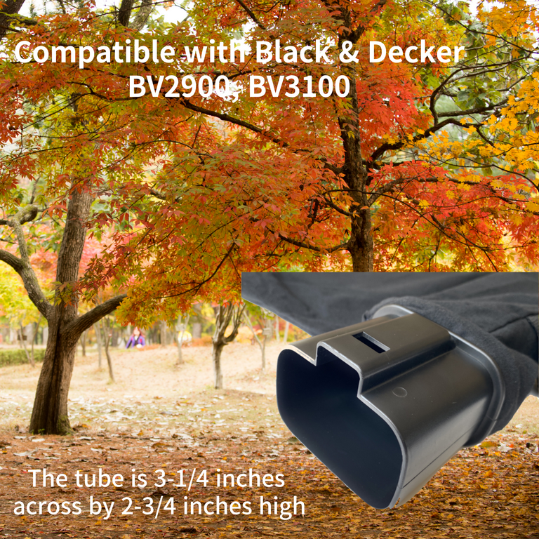 MWEDP 5140125-95 Leaf Blower Vacuum Shoulder Bag - Compatible with Black & Decker 5140117-99, Fits BV2900 BV3100