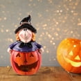 thumbnail image 3 of Halloween Pumpkin Lantern LED Glowing Witch Lamp for Decoration, 3 of 7