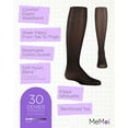 thumbnail image 3 of MeMoi Girls Essential Sheer Nylon Tights - Girls - Female, 2-4, Black, 3 of 7