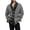 Grey, variant on Men’s Cardigan Sweaters Color Block Shawl Collar Cable Knit Sweater Coat