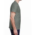 thumbnail image 2 of Jnriver Men's Short Sleeve Lightweight Heavy Cotton T-Shirt Regular-Fit Crewneck Tee for Casual Wear Gym Workout Summer Outfit - Heather Military Green - 3XL, 2 of 3