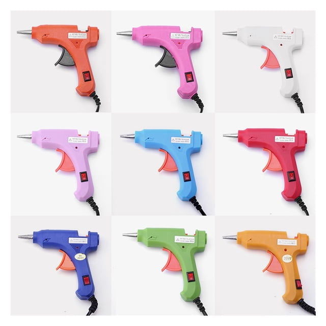 (3Pcs) Mini Hot Glue Gun Multi-color Optional For Crafts School DIY Arts Home Quick Repairs ,Fast Preheating
