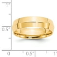 thumbnail image 3 of 14k Yellow Gold 6mm Knife Edge Comfort Fit Wedding Band Size 10, 3 of 3