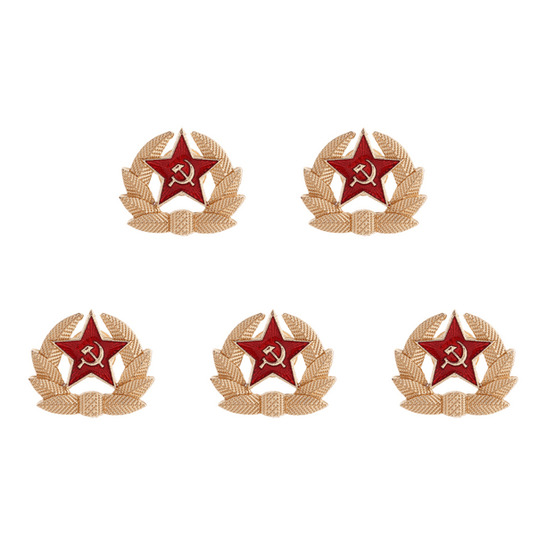 Broche Esmaltado CCCP URSS Símbolo Antigua Unión Soviética Pines Solapa (estrella Trigo)