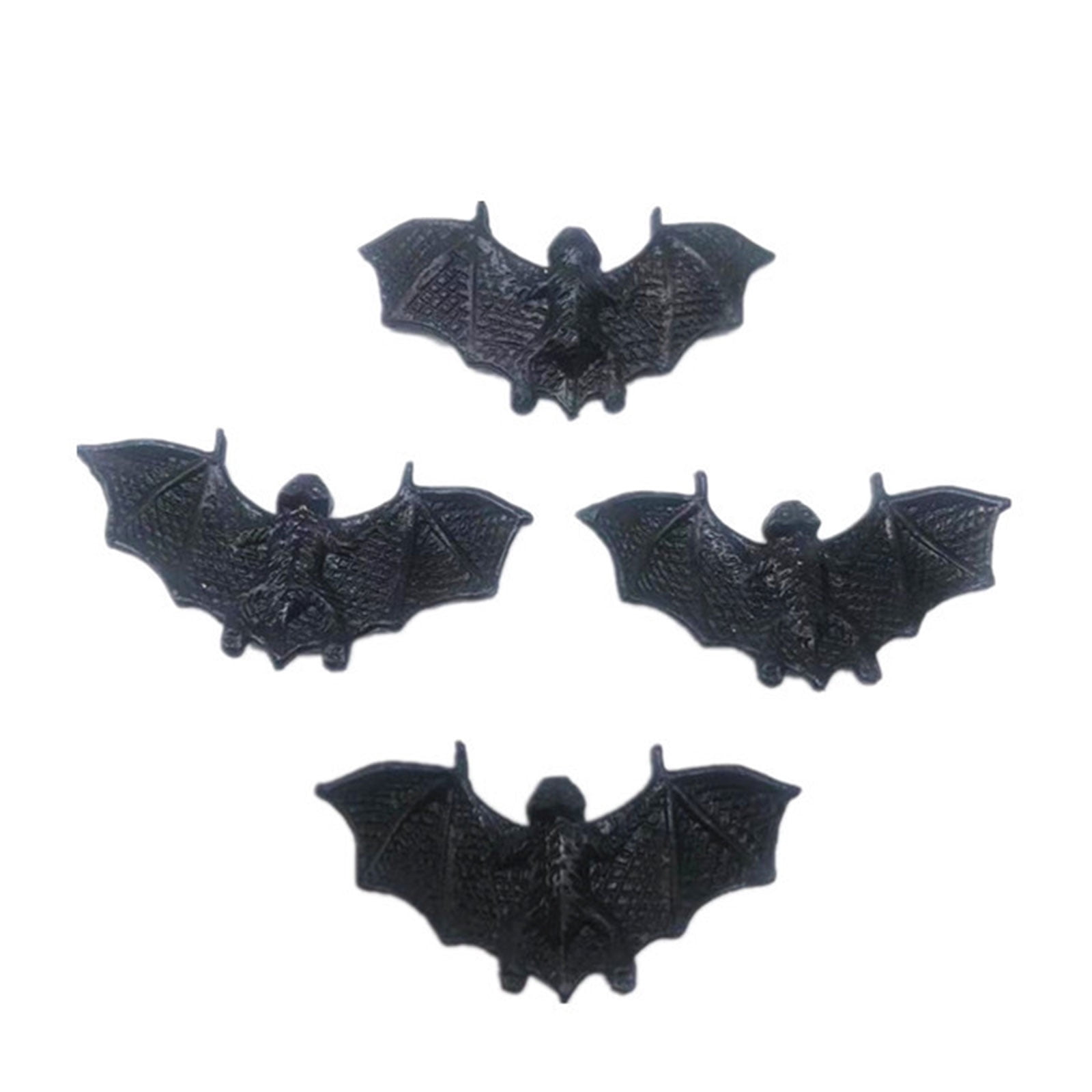 20Pcs 3D Bat Halloween Decorations Small Plastic Bats for Crafts DIY
