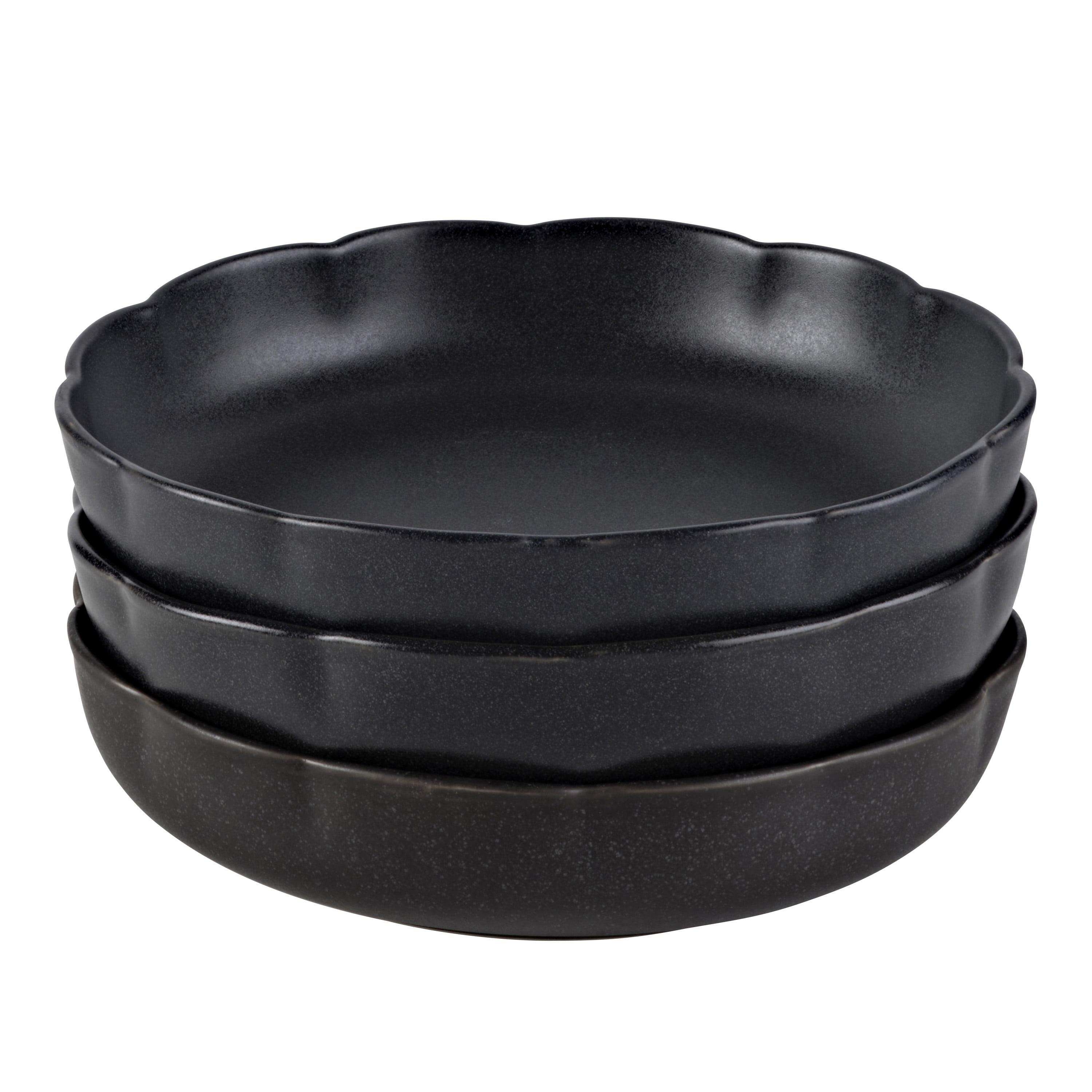 BTFL SCALLOP S4 PASTA BOWL BLK RMLR WM