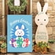 thumbnail image 4 of pstuiky Bandera de lino estampada para decoración de jardines diseño de huevos de Pascua conejos patios y disfraces., 4 of 6