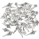 thumbnail image 1 of 100 colgantes de aleación con forma de calavera de cuervo para joyería, accesorios para hacer joyas, colgantes antiguos de calavera de pájaro., 1 of 7