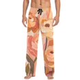 thumbnail image 7 of FORMRS Mens Pajama Pants with Pockets Soft Cotton Sleepwear Lounge Bottoms, Sizes S-2XL, Abstract Orange Flowers, 7 of 7