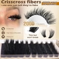 thumbnail image 2 of SENLINK 2027 NEW Lash Extension Kit Thick Eyelash Extension Kit 10-18mm Fluff Volume Lash Clusters 200D Individual Eyelashes Kit with Lashes Bond, Lashes Remover, Lash Tweezers, DIY Lash Extension, 2 of 8