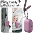 thumbnail image 6 of JETech Upgraded Silicone Case Cover for AirPods Pro (2nd/1st Generation 2023/2022/2019) with Keychain, Hard PC Interior, Shockproof Protective Skin Shell, Front LED Visible (Dust Purple), 6 of 6