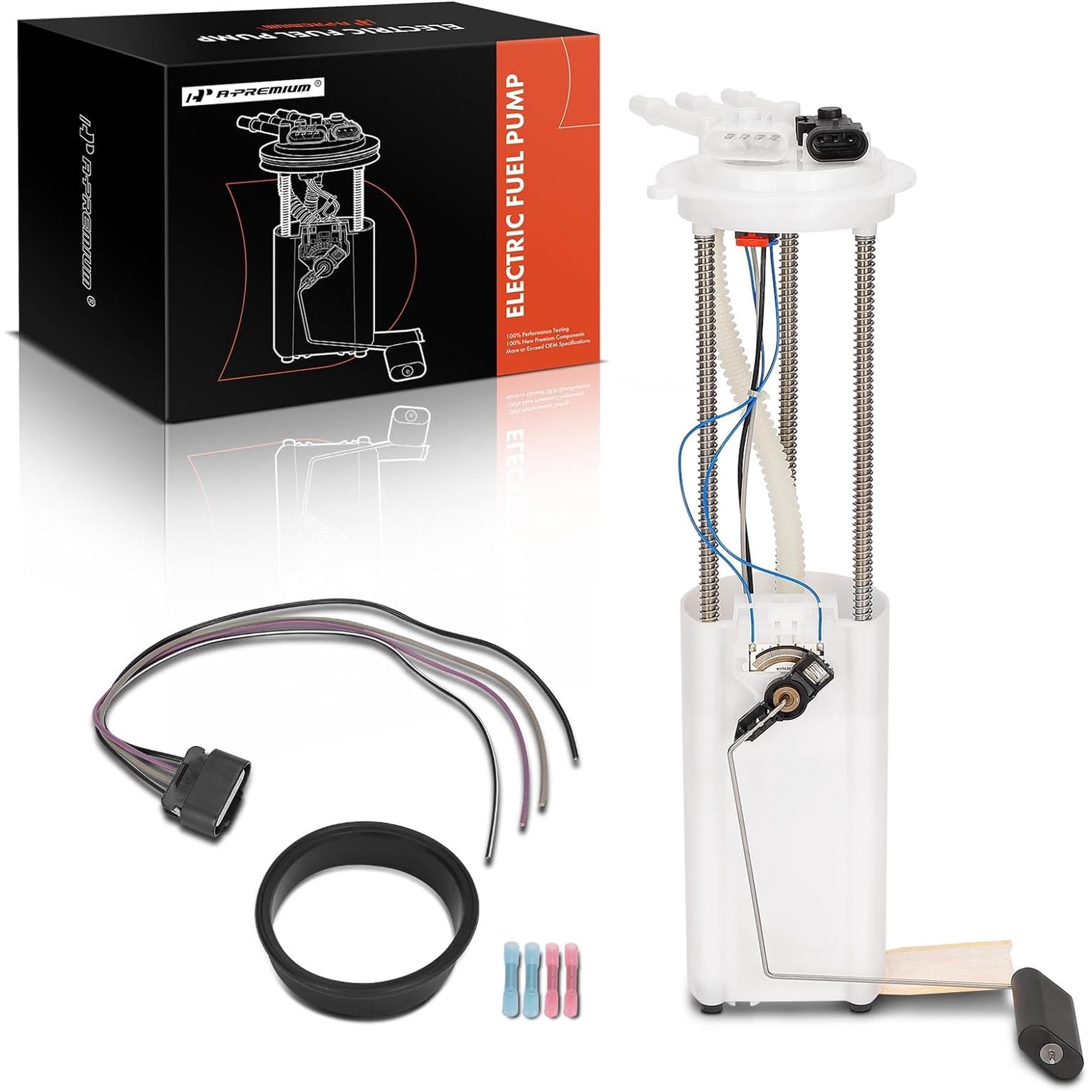 A-Premium Electric Fuel Pump Module Assembly Replacement for Chevrolet S10 GMC Sonoma 2003-2004 4.3L Crew Cab Pickup only