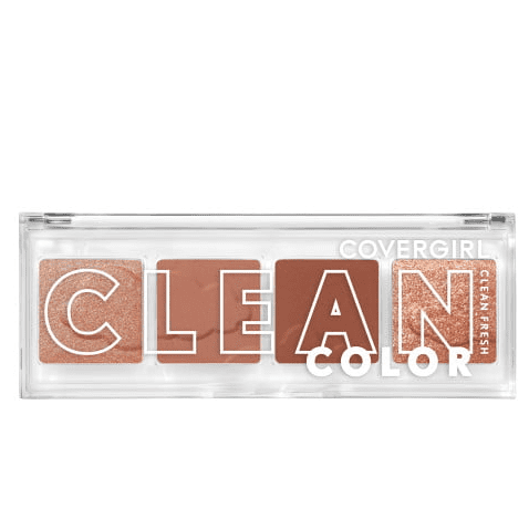 COVERGIRL Clean Eye Color, Clean and Vegan Formula Without Talc, Mineral Oil, Paraben and Fragrance, Highly Pigmented Eyeshadow, 100% Cruelty-Free